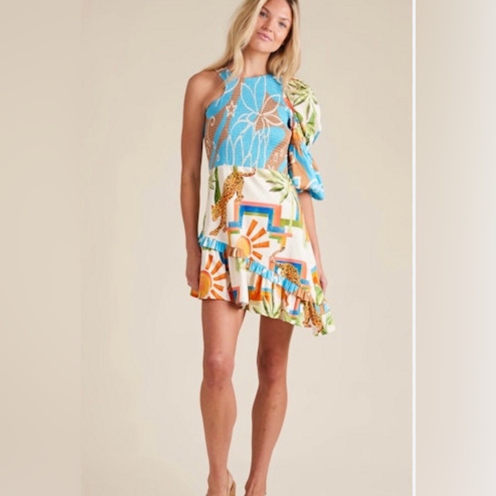 NWT Alden Adair Brooke Dress Sahara XS